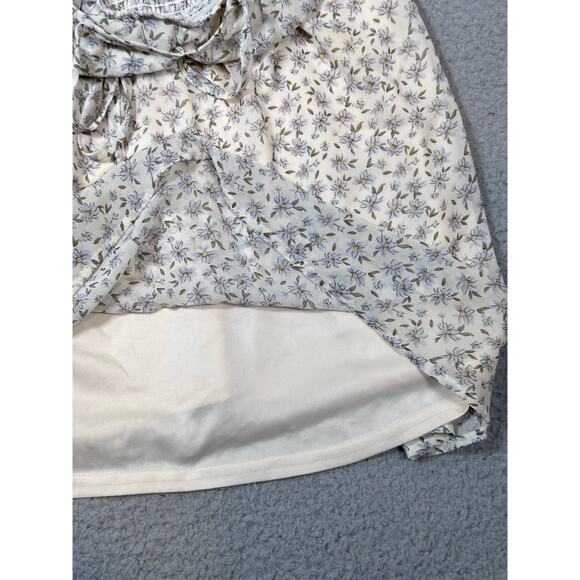 BlueBell Dress Milkmaid Meadow Floral Sheer Women's Medium Coquette Cottagecore - Picture 7 of 12